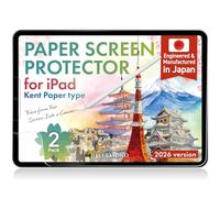 BELLEMOND | Protector de Pantalla Tipo Papel Kent para iPad 10,2” (9ª/8ª/7ª Gen) | Película PET Suave para Dibujar y Tomar Notas | Hecho en Japón | 2 Unidades