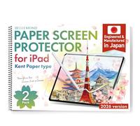 BELLEMOND | Protector de Pantalla Tipo Papel Kent para iPad Pro 11” (M5, 2025/M4, 2024) | Película PET Suave para Dibujar y Tomar Notas | Hecho en Japón | 2 Unidades