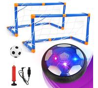 BelleStyle Balón Fútbol Flotant,Recargable Pelota Futbol Juguetes Niños 3 4 5 6 7 8 Años, Air Power Soccer con Protectores de Espuma Suave y Luces LED Futbol Juguete para Regalos Cumpleaños Navidad