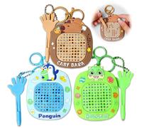 BelleStyle Fidget Toy con Llaveros Juguete Antiestres para Adultos y Niños, Juguetes de Descompresión Clicker Conpizarra Magnetica y Laberinto Juguetes Sensoriales Regalos para Aliviar el Estrés