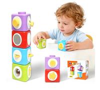 BelleStyle Juguete Bebe 1 Año, 12 en 1 Cubo de Actividades Montessori Sensoriales Juguetes de Viaje para Niños 1 2 Año, Busy Cube Juegos Educativo Regalo para Niños Niñas 12-24 Meses