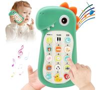 BelleStyle Juguetes Moviles para Bebes 6 9 12 Meses, Teléfono Juguete con Melodías, Luces y Sonidos Juguetes Educativos Juego de Música para Niños Niñas 1 2 3 Años, Regalos para Cumpleaños Navidad