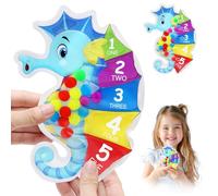 BelleStyle Juguetes Sensoriales Autismo, Juguetes Fidget, Juguetes Antiestrés para Clasificar Colores para Niños, Juegos de Habilidades Montessori Educación Aprendizaje Regalos para Niños 3 4 5 Años