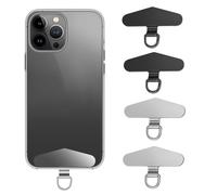 BelleVive 2 pestañas de sujeción de metal para teléfono móvil, parches universales gratuitos para teléfono móvil, almohadillas universales para teléfono para toda la funda del teléfono