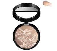 BelleVive Base Polvo Corrector de Color, 24 Horas de Duración, Bronceador Iluminador Prensado con Aspecto Ladrillo, Cobertura Completa, Acabado Mate Natural, Nueva Fórmula (05 Tan)