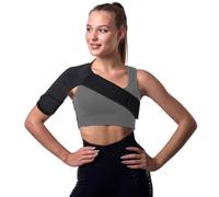 BelleVive soporte de hombro para mujeres, compresión ajustable y cómoda, alivia el dolor de la parte del torniquete del hombro (hombro derecho, mujeres)