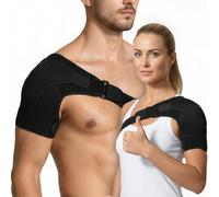 BelleVive Soporte para el hombro para mujeres y hombres para aliviar el dolor, soporte de hombro y compresión en caso de desgarro del manguito rotador, lesión de la articulación AC, diseño ajustable