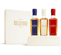 BELLEVOYE - Triple Malt - Estuche De Regalo Whisky - Degustación - 3 x 200 ml de Whisky Francés