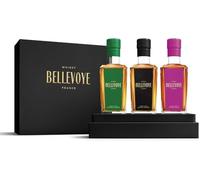BELLEVOYE - Whisky Triple Malt - Estuche De Regalo Degustación - Descubrimiento - 3 x 200 ml