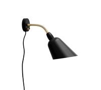 Bellevue AJ9 Lámpara de Pared Negro Y Latón
