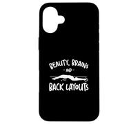 Belleza Brains And Back Layouts Un equipo de natación sincronizado Carcasa para iPhone 16 Plus