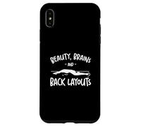Belleza Brains And Back Layouts Un equipo de natación sincronizado Carcasa para iPhone XS Max