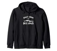 Belleza Brains And Back Layouts Un equipo de natación sincronizado Sudadera con Capucha