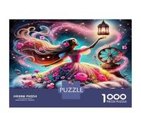Belleza con Vestido 1000 Piezas Puzzle para Adultos Puzzle Cartón Extra Grueso - Antiestrés Y Viajes, Entrena El Cerebro para 12+ Años 52x38cm/1000pcs
