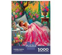 Belleza con Vestido 1000 Piezas Puzzle Premium Puzzle para Adultos, Cartón Reciclado - Hit De Las Familias, Entrena El Cerebro, Oficina 70x50cm/1000pcs