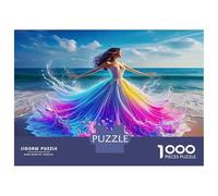 Belleza con Vestido 1000 Piezas Puzzle Premium Puzzle para Adultos, Cartón Reciclado - Hit De Las Familias, Entrena El Cerebro, Oficina 70x50cm/1000pcs