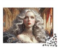 Belleza Retro Puzzle 1000 Piezas Reina Real Cartón Reciclado para Parejas Decoración Pared para Entretenimiento Oferta Mejor Regalo 38x26cm/1000pcs