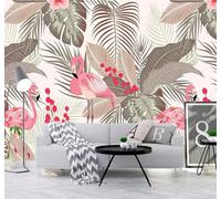 Belleza Romanticismo Minimalismo Estilo Fresco Flamencos 3D Papel Pintado Lujo Casa Sala Decoración Estar Comedor Sofá Dormitorio TV Fondo de Pared-400cm×280cm
