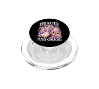 Belleza Y Gato Gordo Obeso Bootleg Divertido PopSockets PopGrip para MagSafe