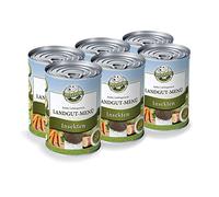 Bellfor Comida Húmeda Hipoalergénica para Cachorros sin Cereales, Landgut-Menü Junior, con Proteína de Insectos Natural y Digerible para Todas Las Razas, 6 x 400 g