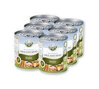 Bellfor Comida Húmeda sin Cereales para Perros con Pollo - Menú de Campo Libre 6x800g - Rica en Frutas y Verduras Regionales Frescas, sin Aditivos Artificiales, para Perros Sensibles y Todas las Razas