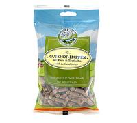 Bellfor Gutshof-Happen Snacks Blandos para Perros con Pato y Pavo. Chuches sin Cereales, con Omega-3 e Ingredientes Naturales Adiestramiento y como Premio - 200 g