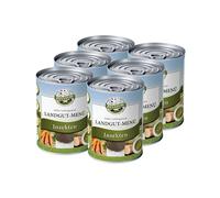 Bellfor Landgut-Menü: Comida húmeda hipoalergénica a Base de Insectos sin Granos para Perros 6 x 800 g, Ideal para Perros con Problemas renales