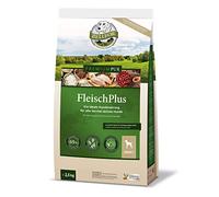 Bellfor Premium Pur FleischPlus - Comida para Perros sin glute, con Alto Porcentaje de Carne, el alimento Ideal para Todos los Perros Activos Normales, 2,5 kg