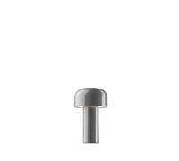Bellhop Batería Lámpara de Mesa Gris