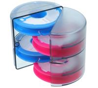 BELLIFFY 1 Caja Caja Organizadora de Línea de Pesca de Silicona Anticaída Enrollador para Almacenamiento de Sedal Equipo de Pesca con Carretes para Mantener Sedales y Anzuelos Ordenados