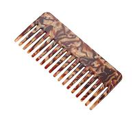 BELLIFFY 1 Pc peine acetato champú manejar decorando s borgoña quebrar herramienta trenzado cepillo de pelo curling ondulado mini cepillo decoración carey plato de vinagre Coffee