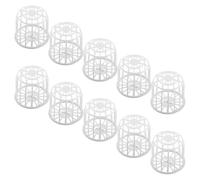 BELLIFFY 10 Piezas Cajas de Cría de Plástico para Nidos de Pájaros Caja Nido para Canarios Suministros para Cría de Pájaros Jaula Caseta