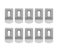 BELLIFFY 10 Piezas Clip Trasero de Acero Inoxidable para Cinta Métrica, Paquete de 10 Unidades, Accesorio Resistente y Seguro para Cinturón, Compatible Herramientas de Medición y Uso