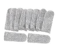 BELLIFFY 10 piezas Protectores de Dedos Resistentes al Corte Manga Anti-corte para Cocina Bricolaje Jardinería y Tallado Duraderos y Cómodos para Uso Prolongado