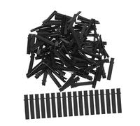 BELLIFFY 100 Pinzas Negras De De Para Seccionar El Cabello Pinzas De De Pinzas De Estilista De Una Sola Punta