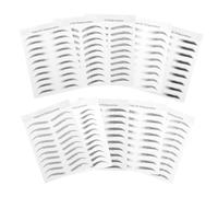 BELLIFFY 10hojas Páginas De Stickers Para Cejas Impermeables De Cejas Imitación Aplicación y Reutilizables