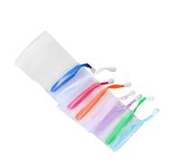 BELLIFFY 10piezas Bolsas De Malla Para Jabón Unidades Soporte De Malla Para Baño Exfoliante Para Jabón Artesanal Fácil