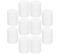 BELLIFFY 12 Frascos de Hdpe de 30 Ml con Tapa de Rosca Frascos de Medicamentos Rellenable Organizador de Viaje Compacto para Tabletas y Polvos Set de 12 Unidades para Almacenamiento