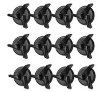 BELLIFFY 15 Tornillos de Plástico para Visera de Casco de Motocicleta Kit de Herrajes Aplicables Negros Compatibles con Cascos de Motocross y Rally Alta Resistencia y Fácil Instalación