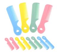 BELLIFFY 16 Piezas Peine para Pequeño Redondo de Colorido Cuidado del Cabello Peines para Niñas Portátil para Peinar el Cabello de Bebe