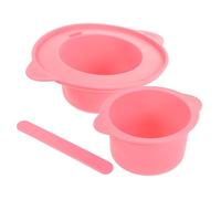 BELLIFFY 1juego Bol De Cera De Para Depilación y Mezcla De Con Varilla De Mezcla Para Salones y Uso Casa