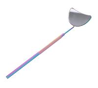 BELLIFFY 1pieza Espejo De Inspección De Pestañas Ergonómico De Inoxidable Herramienta De Belleza Para Salones Diseño Compacto y Liviano Espejo Para Revisión De Extensiones De Pestañas