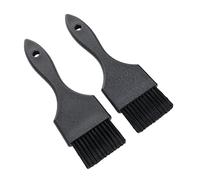 BELLIFFY 2 Cepillos Para Teñir El Cabello Profesionales Negros, Tamaño Estándar, Cerdas De Nailon, Diseño Ergonómico, Para Uso Peluquería y Capilar Personal