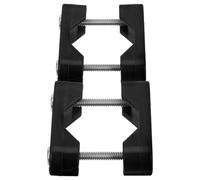 BELLIFFY 2 Piezas Abrazadera de Nylon para Mástil de Bandera Marina Resistente y Fácil de Instalar Soporte para Mástiles de Barco Accesorio Náutico Duradero para Barandillas y Tubos