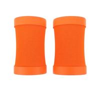 BELLIFFY 2 Piezas Coderas para Planchas Antideslizantes 3D para Muñecas y Articulaciones, Cojines de Apoyo para Yoga y Fitness, Color Naranja, un Par, Protección Ergonómica para