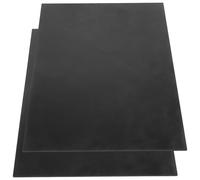 BELLIFFY 2 Piezas Láminas de Pvc Planchas Negras para Modelado de Escenas Superficie Lisa y Alta Densidad, Ideales para Manualidades y Bricolaje en Proyectos de Arte