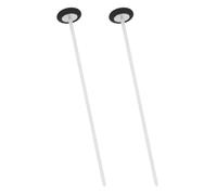 BELLIFFY 2 Piezas Martillo Neurológico de Diagnóstico, Martillo de Cabeza de Disco, Plástico, Cabeza Redonda, Negro, Ligero, para Evaluación de Tendón Profundo, Estudiante de Medicina,