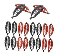 BELLIFFY 20 Piezas Clips de Pelo Banana Elásticos Pinzas Planas de Garra Curvada para Coletas Accesorios Decorativos Ligeros para Mujeres y Adolescentes Oficina y Bodas