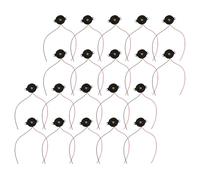 BELLIFFY 20 Zumbadores Piezoeléctricos Activos 3-24V Alarma Eléctrica para Circuitos Señalización Electrónica Timbre de Advertencia Kit para Proyectos de Física y Juegos Paquete de 20