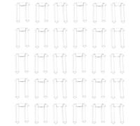 BELLIFFY 200 Piezas Tapones Dobles para Fijación de Lentes sin Montura Accesorios para Reparación de Gafas Juntas Convexas 15X08X70 MM Compatibles Monturas sin Marco Protección